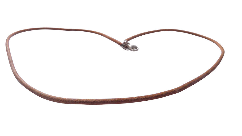 Lederbandcollier natur