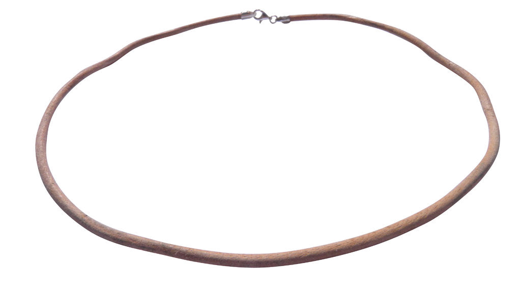 Lederbandcollier natur 3mm