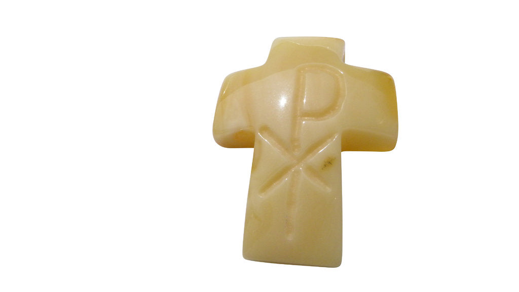 Bernsteinkreuz Anhänger Pax Kreuz
