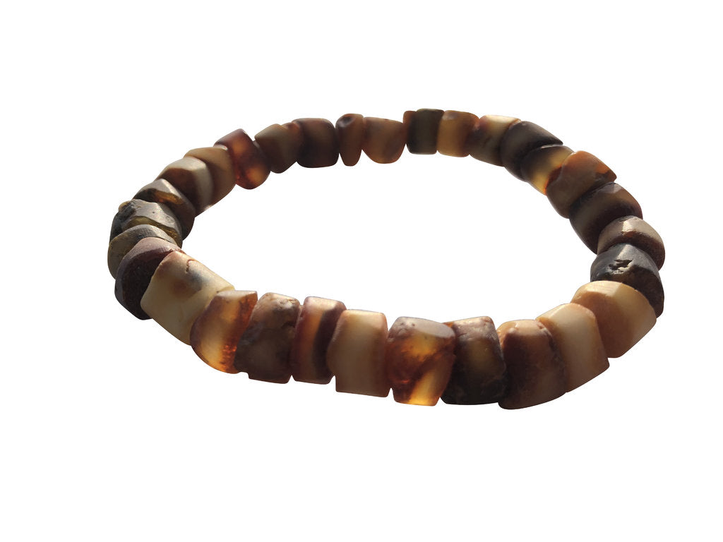 Natur Bernsteinarmband Scheiben