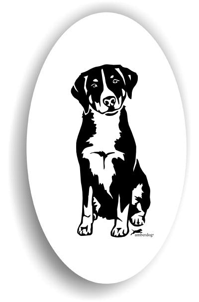 Appenzeller Sennenhund Sticker Aufkleber