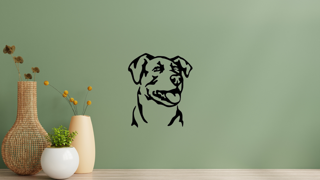 Bardino Kopf Wandtattoo Wandbild Wandsticker Wandaufkleber Wanddekoration