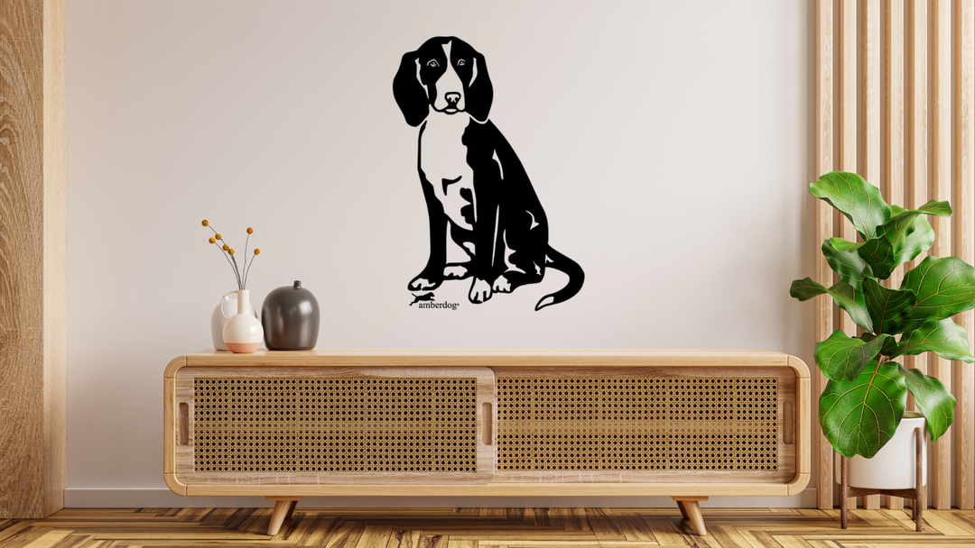Deutsche Bracke Wandtattoo Wandbild Wandsticker Wandaufkleber Wanddekoration