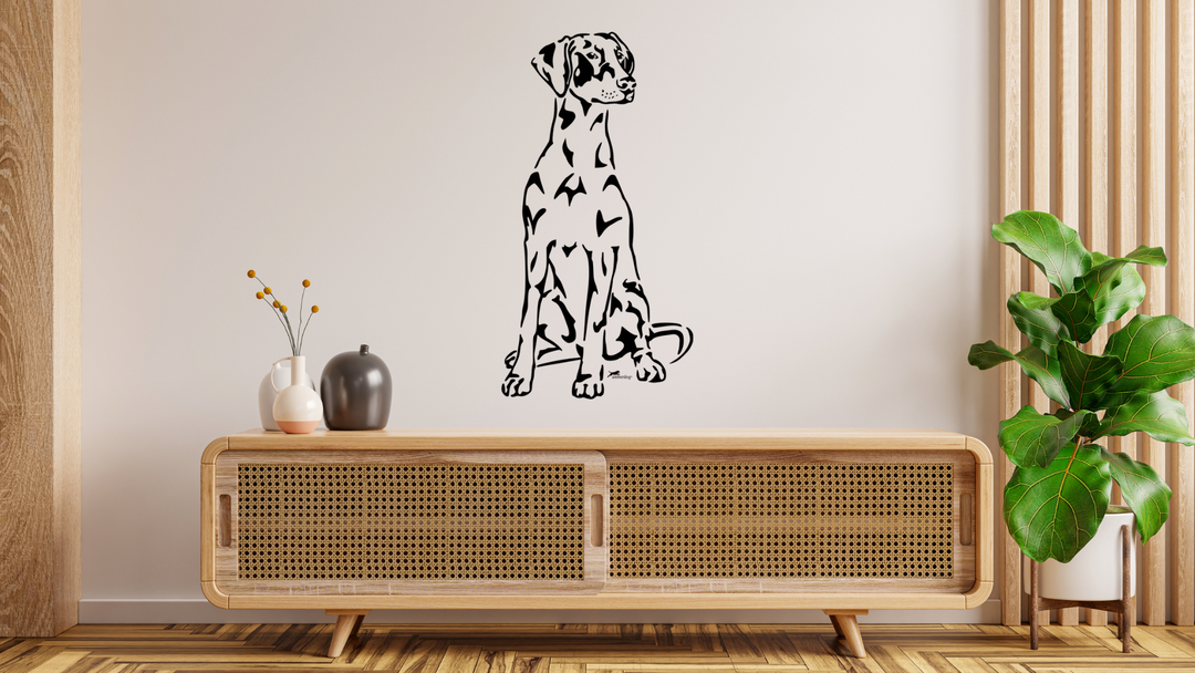 Dobermann Wandtattoo Wandbild Wandsticker Wandaufkleber Wanddekoration