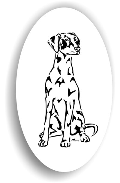 Dobermann Sticker Aufkleber