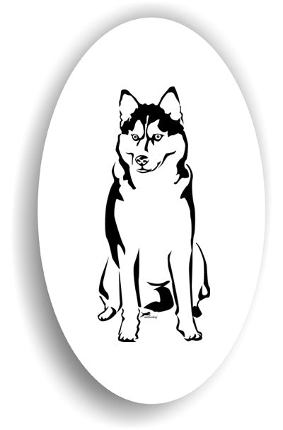 Husky Sticker