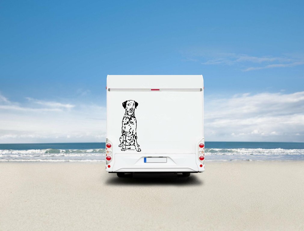 Dalmatiner Auto Wohnmobil Aufkleber