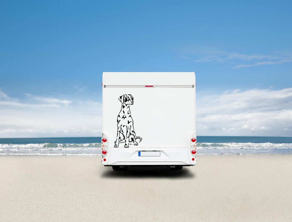 Dobermann Wohnmobil Aufkleber