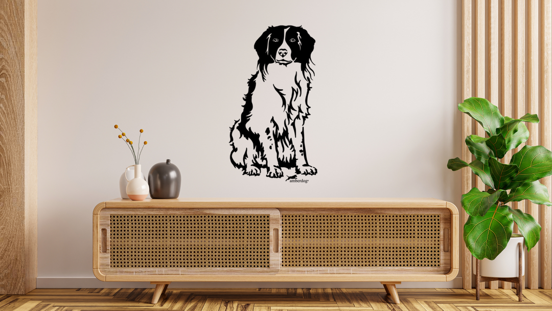 Kooikerhondje Wandtattoo Wandbild Wandsticker Wandaufkleber Wanddekoration