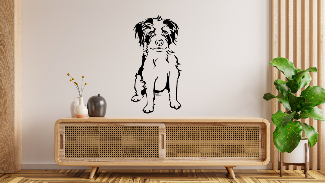Kromfohrländer Wandtattoo Wandbild Wandsticker Wandaufkleber Wanddekoration