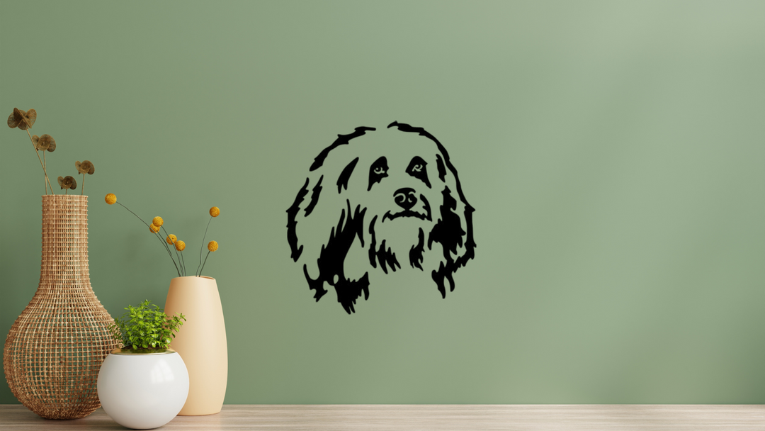 Löwchen Kopf Wandtattoo Wandbild Wandsticker Wandaufkleber Wanddekoration