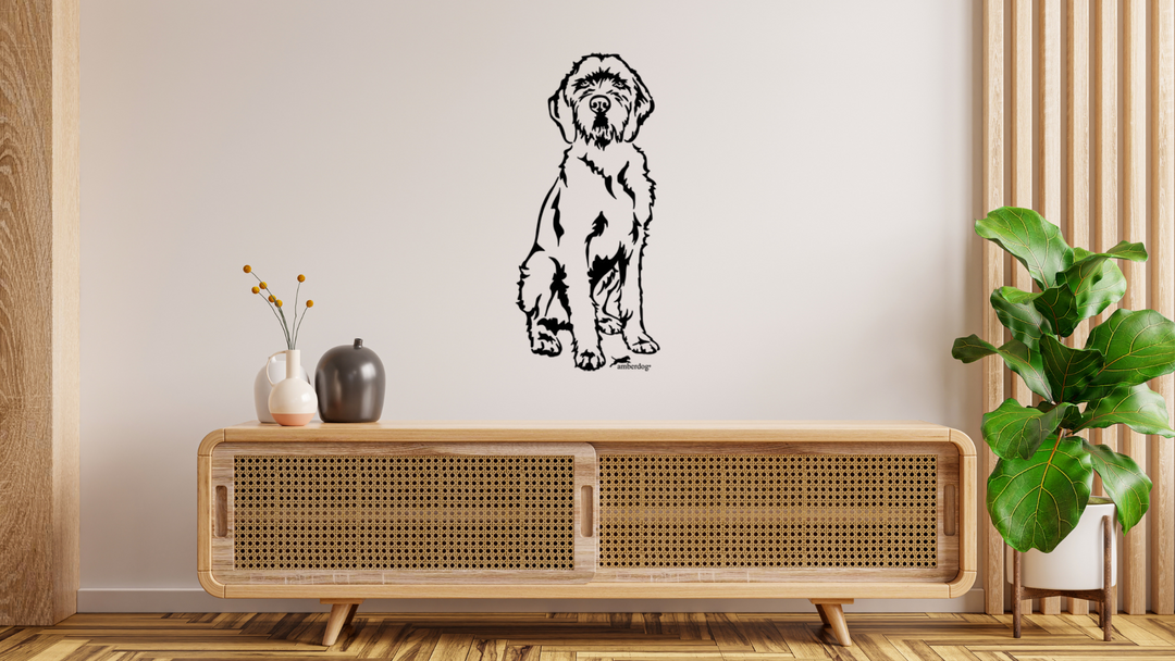 Magyar Vizsla Drahthaar Wandtattoo Wandbild Wandsticker Wandaufkleber Wanddekoration