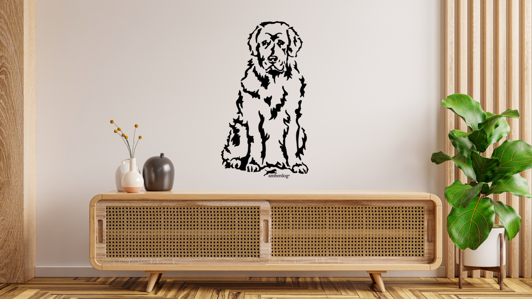 Neufundländer Wandtattoo Wandsticker Wandaufkleber Wanddekoration
