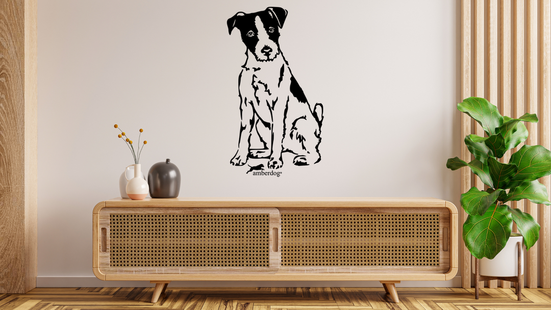 Parson Russel Terrier Wandtattoo Wandsticker Wandaufkleber Wanddekoration