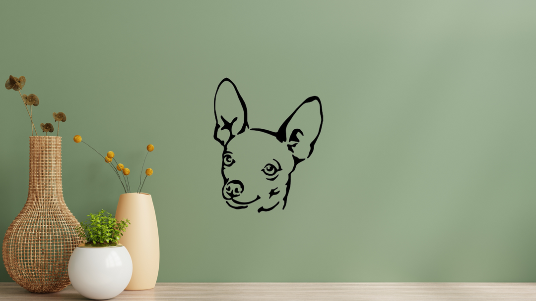 Prager Rattler Kopf Wandtattoo Wandbild Wandsticker Wandaufkleber Wanddekoration
