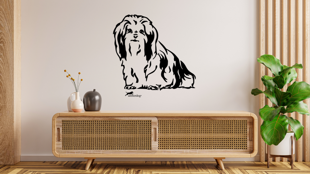 Shih Tzu Wandtattoo Wandsticker Wandaufkleber Wanddekoration
