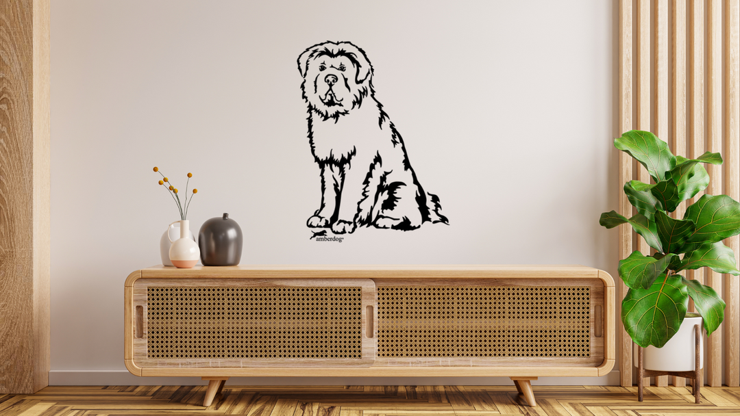 Do Khyi Tibet Dogge Wandtattoo Wandbild Wandsticker Wandaufkleber Wanddekoration