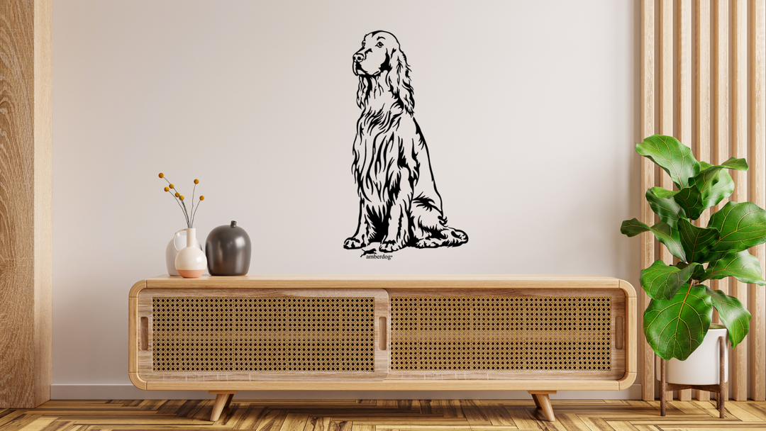 Irish Setter Wandtattoo Wandbild Wandsticker Wandaufkleber Wanddekoration