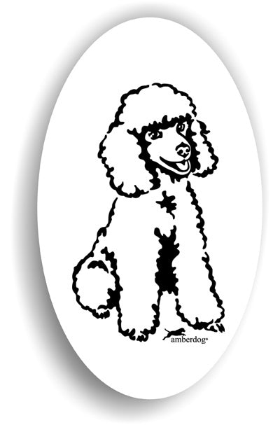 Zwergpudel Sticker