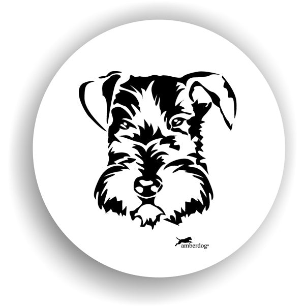 Cesky Terrier Kopf Aufkleber