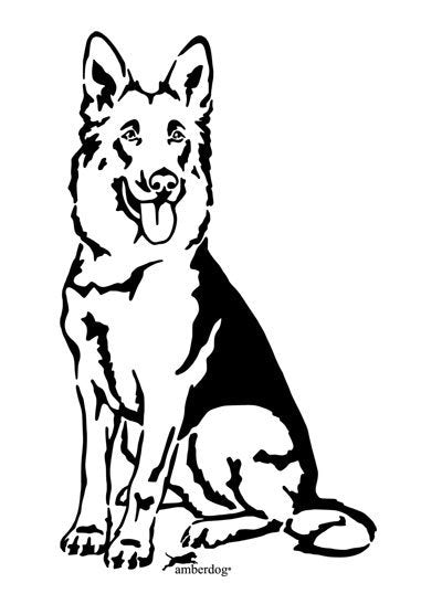 Deutscher Schäferhund Grafiklizenz