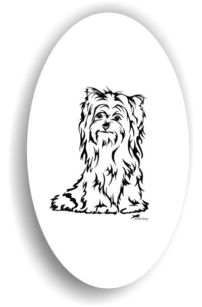 Biewer Yorkshire Sticker Aufkleber