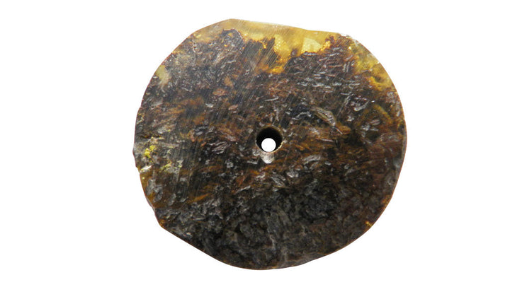 Bernsteinanhänger mit Inklusen Mühlenstein Bernsteinknopf