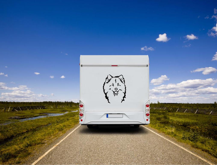 Eurasier Kopf Auto Wohnmobil Aufkleber  I Wandtattoo