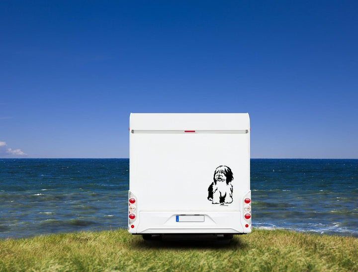 Bobtail Wohnmobil Aufkleber I Wandtattoo