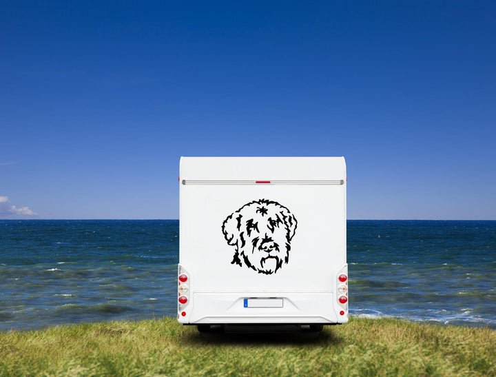 Bouvier des Flandres Kopf Auto Wohnmobil Aufkleber l Wandtattoo