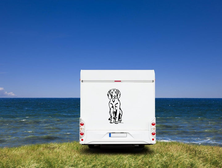 Bayerischer Gebirgsschweißhund Wohnmobil Aufkleber l Wandtattoo