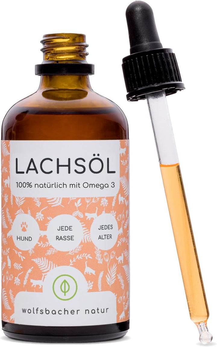 Lachsöl für Hunde mit Omega-3