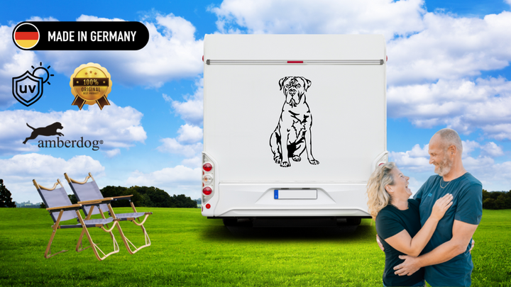 Cane Corso Wohnmobil Aufkleber