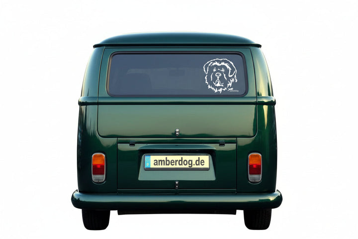 Do Khyi Tibet Dogge Kopf Auto Wohnmobil Aufkleber  I Wandtattoo