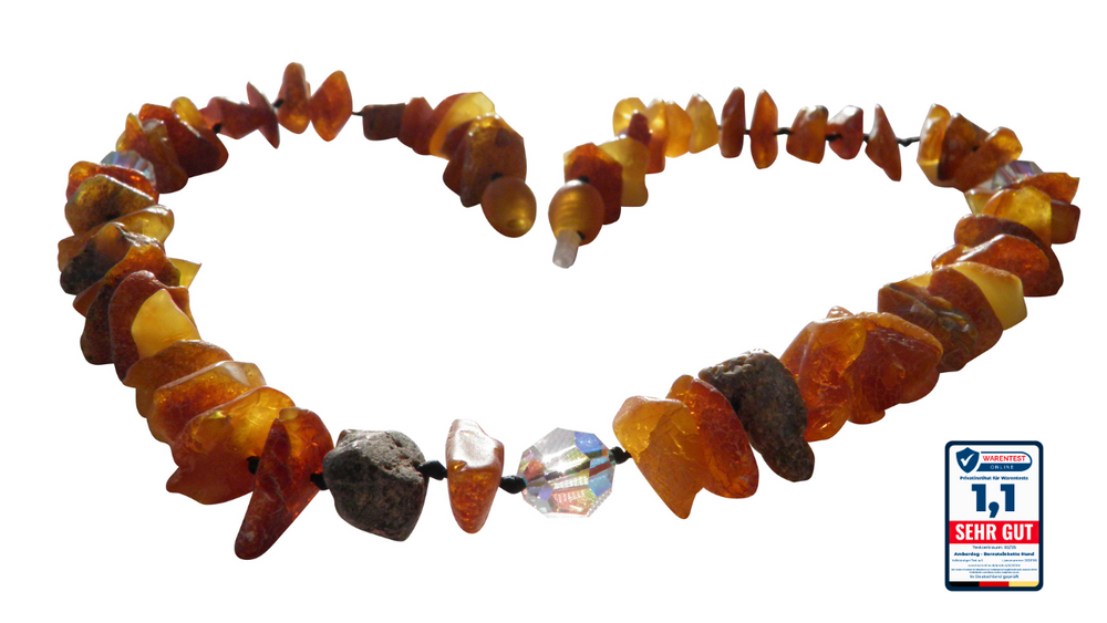 Hunde Bernsteinkette Swari mit Testsiegel Sehr gut