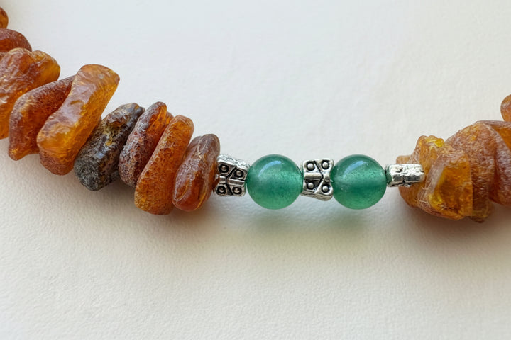 Hunde Bernsteinkette_Jade