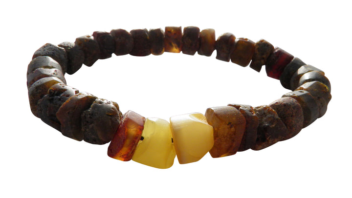 Natur Bernsteinarmband Scheiben