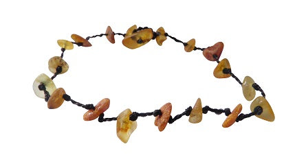 Bernstein Fußkette Bernsteinkette für kleinen Hund