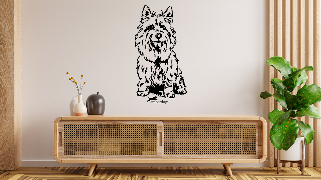 Australian Terrier Wandtattoo Wandbild Wandsticker Wandaufkleber Wanddekoration