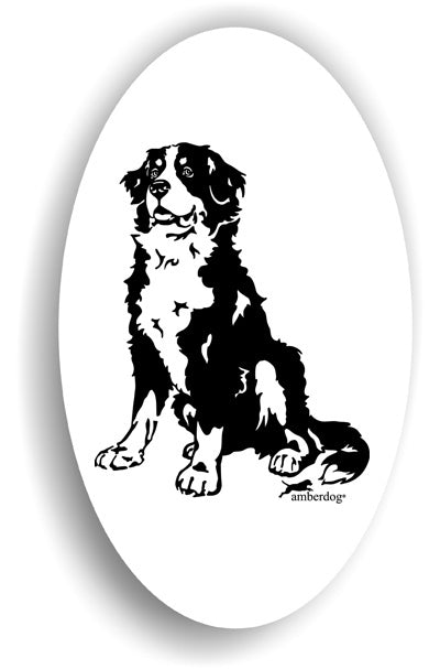 Berner Sennenhund Sticker Aufkleber