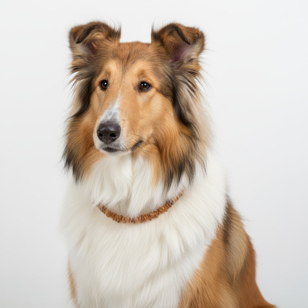 Bernsteinhalsband Flexi für den Hund