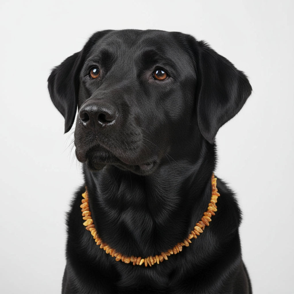 Bernstein Halsband Sonne