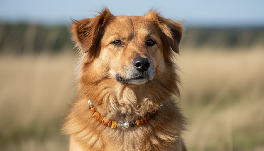 Bernsteinkette Rauchquarz 37cm