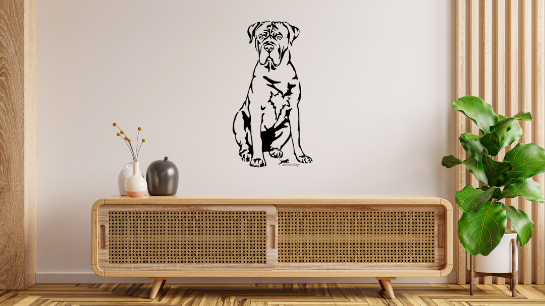 Cane Corso Wandtattoo Wandbild Wandsticker Wandaufkleber Wanddekoration