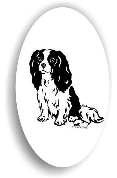 Cavalier King Charles Spaniel Sticker Aufkleber