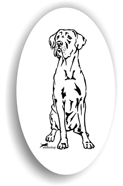 Deutsche Dogge Sticker Aufkleber