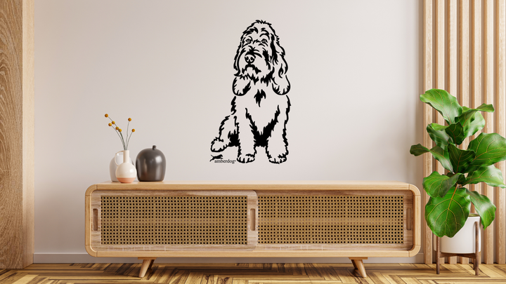 Grand Basset Griffon Vendéen Wandtattoo Wandbild Wandsticker Wandaufkleber Wanddekoration