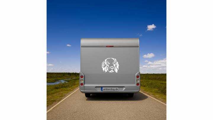 Hovawart Kopf Auto Wohnmobil Aufkleber