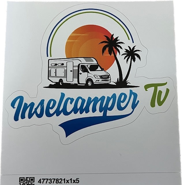 Inselcamper TV Sticker