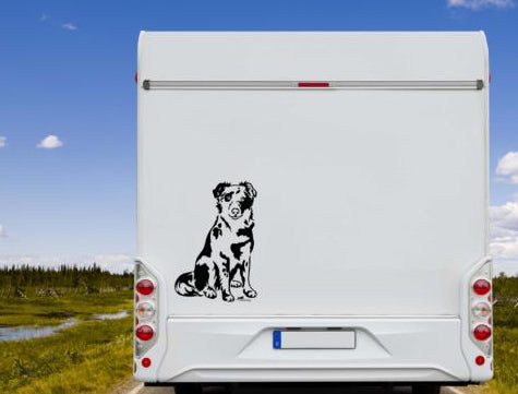 Tiger Altdeutscher Hütehund Auto Wohnmobil Aufkleber